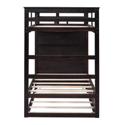 Bunk Bed With Trundle And Staircase - The Sleep Loft - Online Mattress Showroom NYC