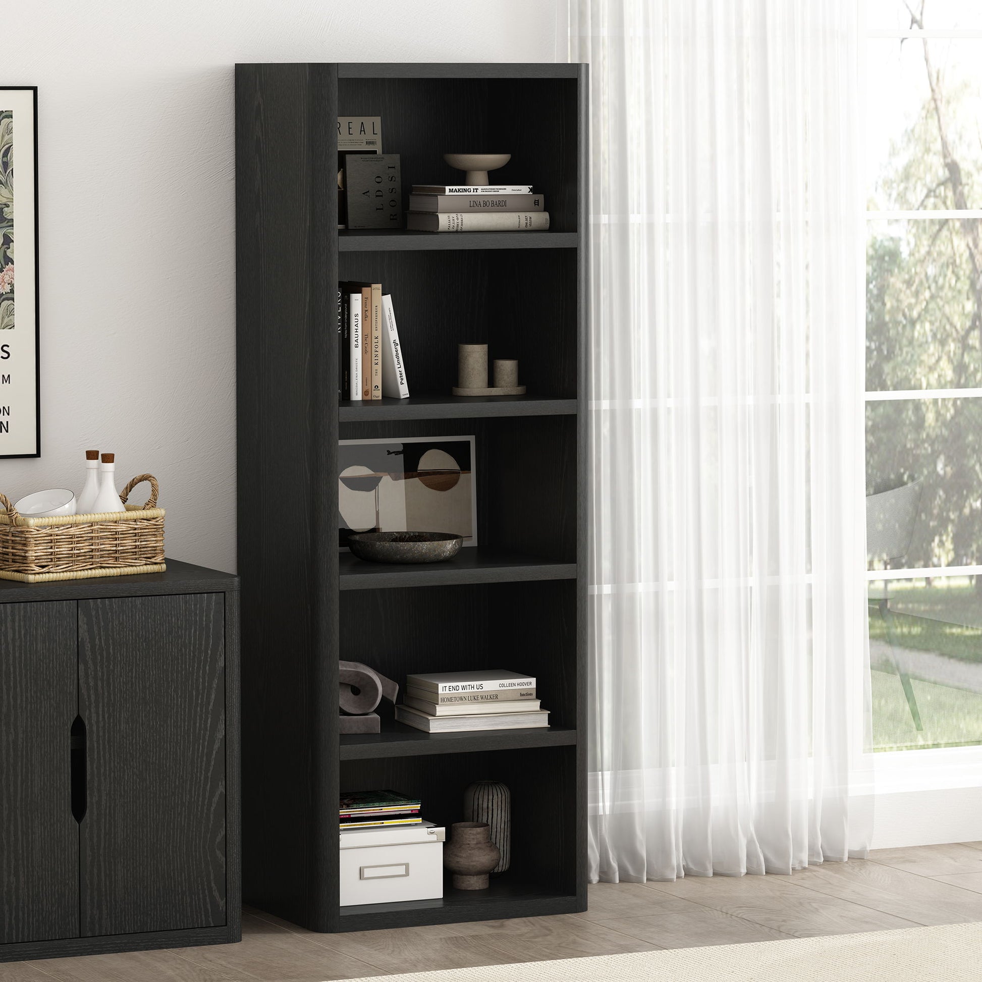 Rivington - Open Bookcase - The Sleep Loft - Online Mattress Showroom NYC
