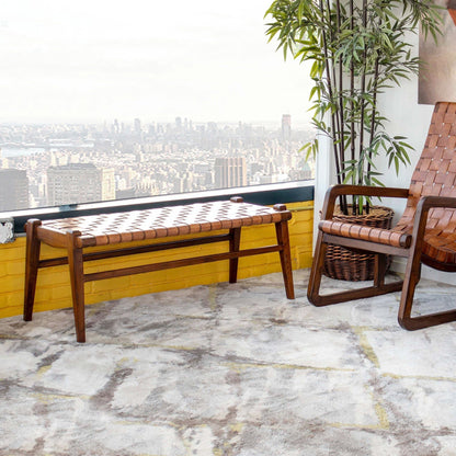 Cody - Bench - Brown / Tan - The Sleep Loft - Online Mattress Showroom NYC