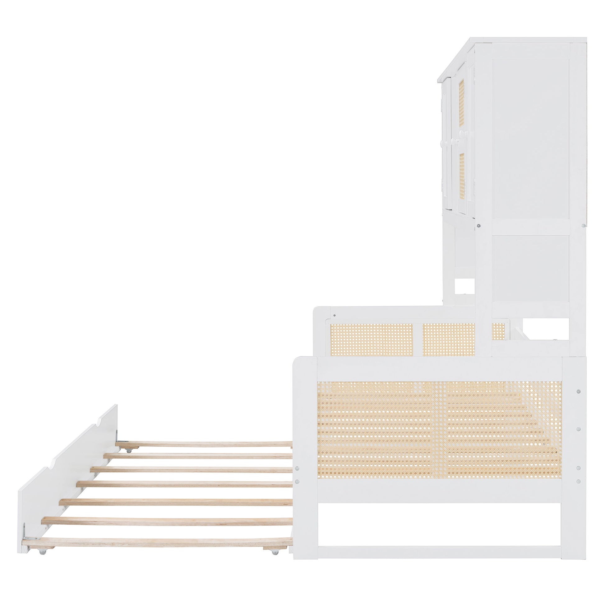 Daybed And All In One Cabinet And Shelf - The Sleep Loft - Online Mattress Showroom NYC