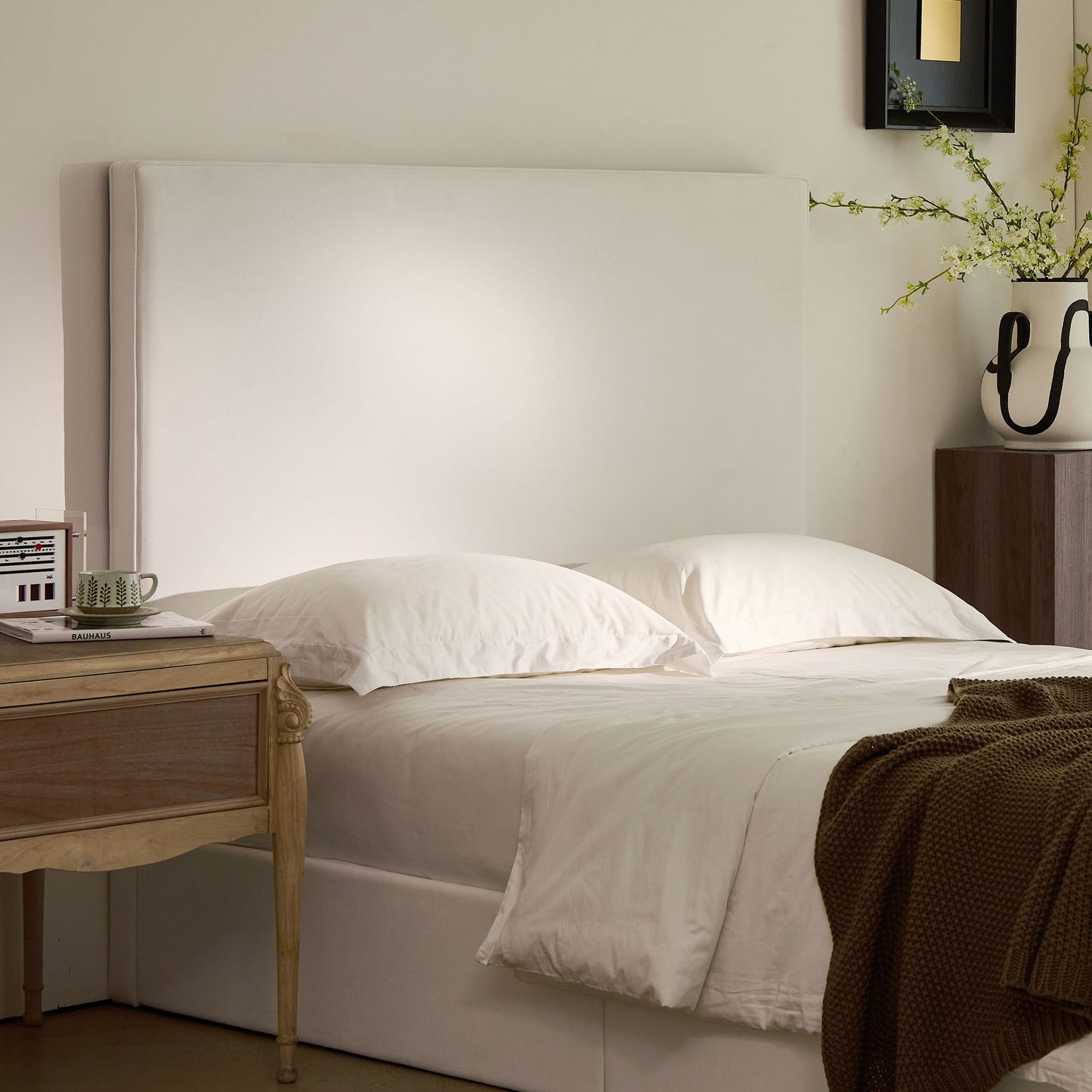 Lucas - Tall Headboard Upholstered Bed - The Sleep Loft - Online Mattress Showroom NYC