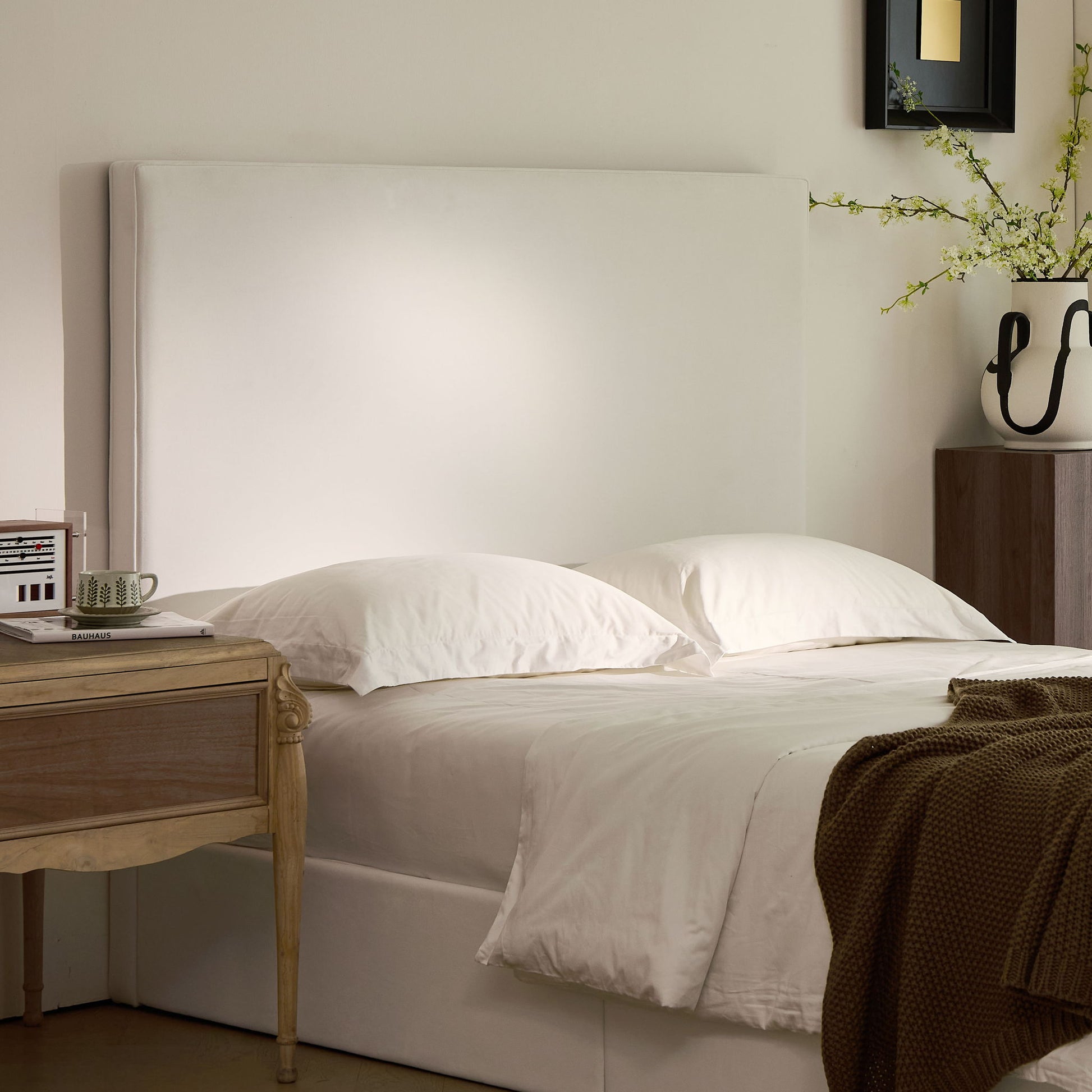Lucas - Tall Headboard Upholstered Bed - The Sleep Loft - Online Mattress Showroom NYC