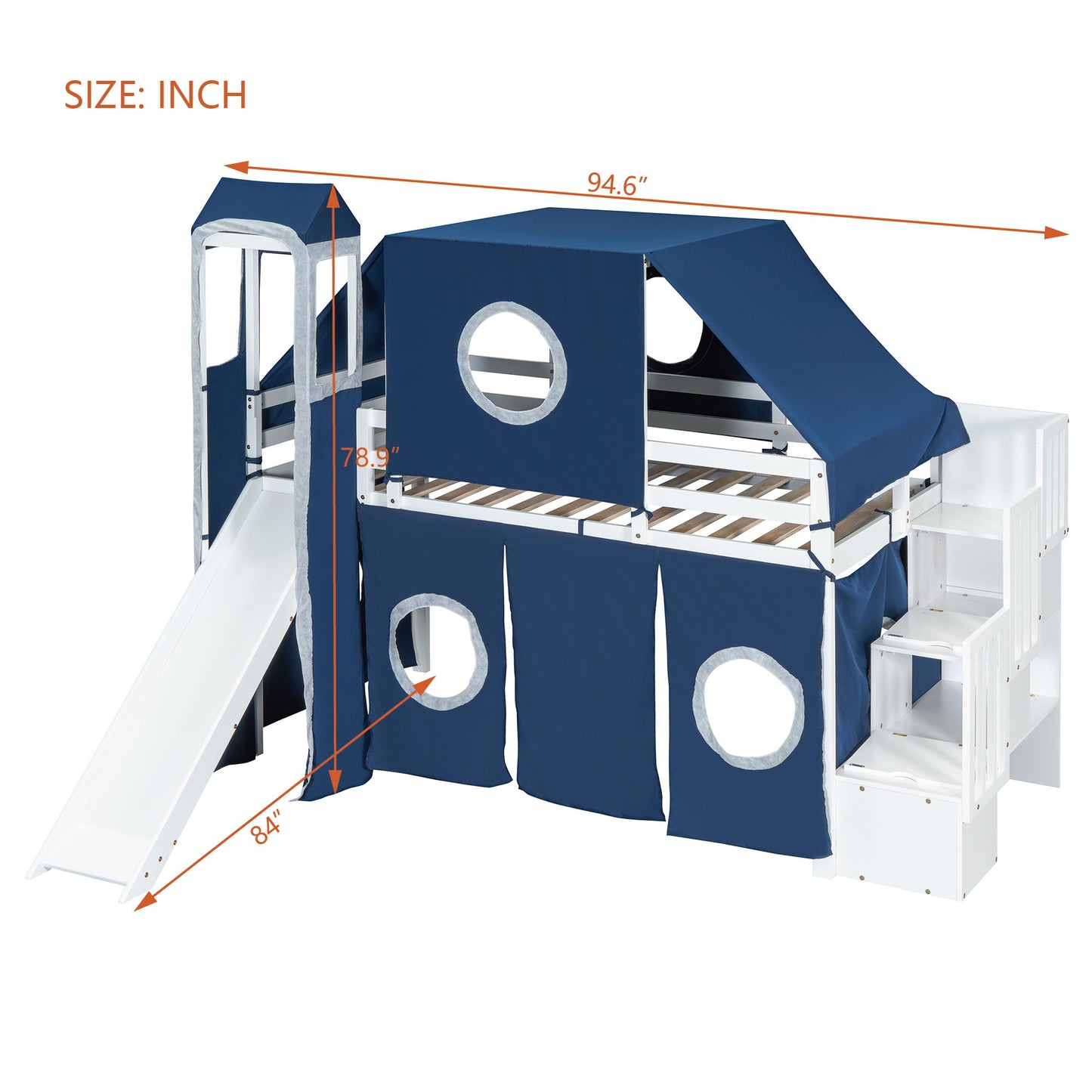 Loft Bed With Tent And Tower - The Sleep Loft - Online Mattress Showroom NYC