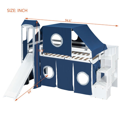 Loft Bed With Tent And Tower - The Sleep Loft - Online Mattress Showroom NYC