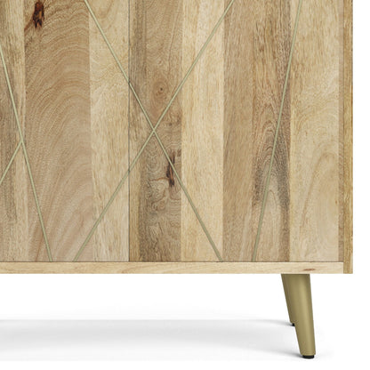 Jager - Bookshelf With Doors - Natural - The Sleep Loft - Online Mattress Showroom NYC