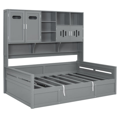 Daybed With All-In-One Cabinet And Shelf - The Sleep Loft - Online Mattress Showroom NYC