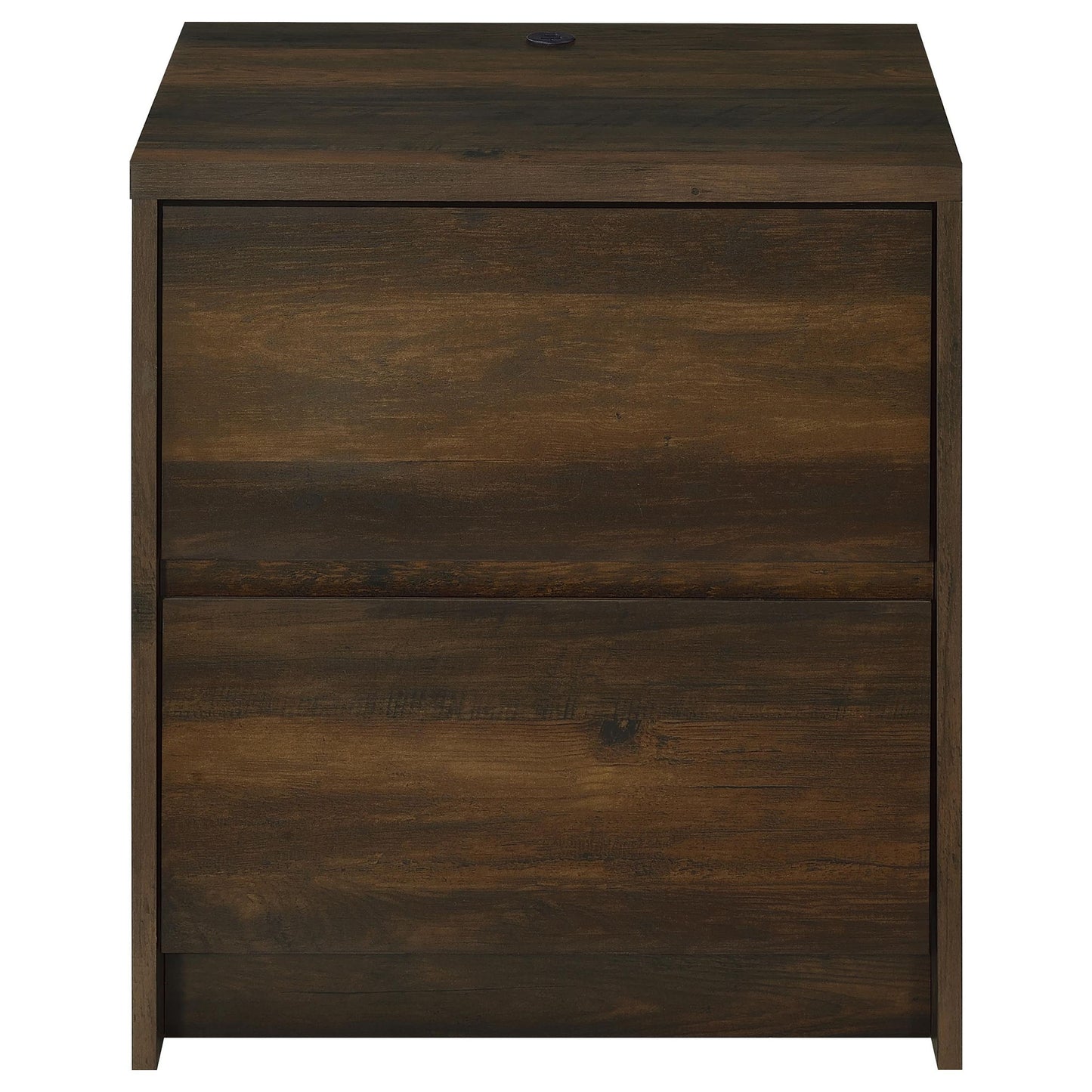 Geary - 2 Drawer Nightstand With LED Lights And USB Charging Ports - The Sleep Loft - Online Mattress Showroom NYC