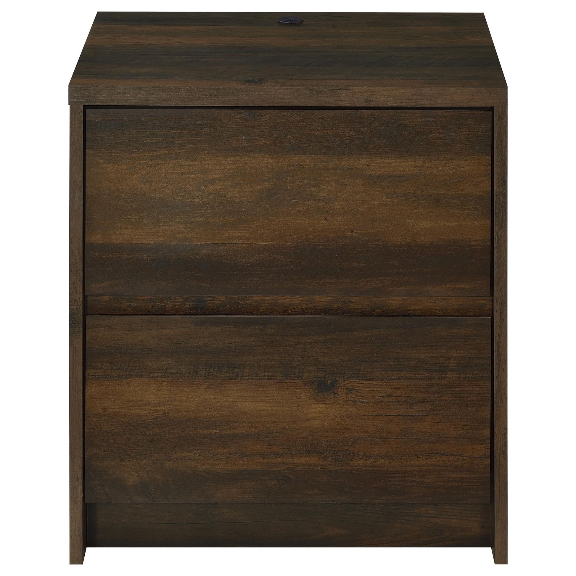 Geary - 2 Drawer Nightstand With LED Lights And USB Charging Ports - The Sleep Loft - Online Mattress Showroom NYC