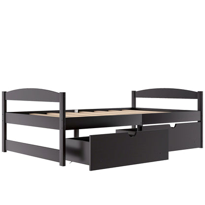 Platform Bed With 2 Drawers - The Sleep Loft - Online Mattress Showroom NYC