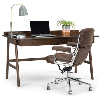 Rylie - Desk - Natural Aged Brown - The Sleep Loft - Online Mattress Showroom NYC