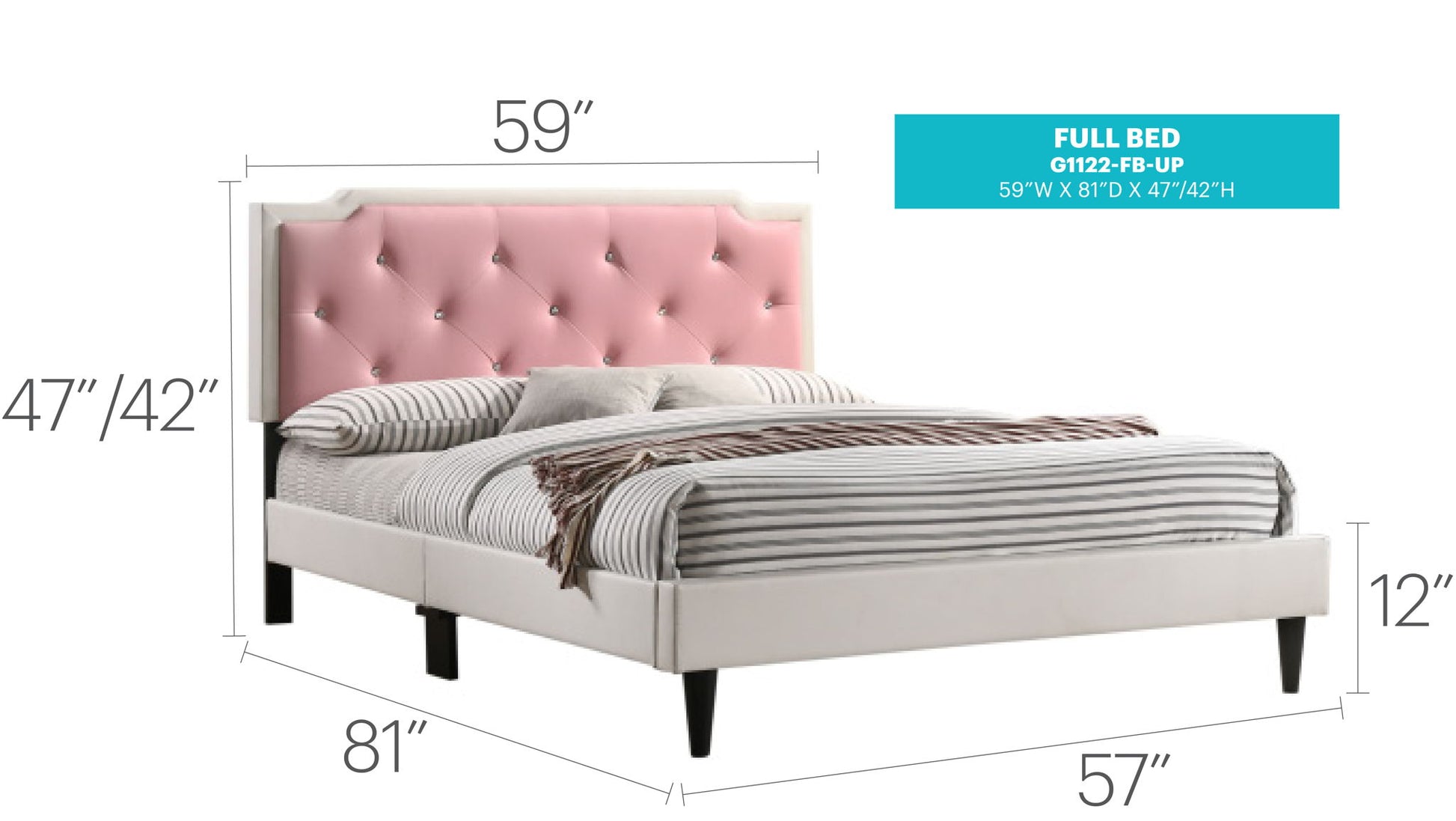 Button Tufted Bed Charming For Cozy Spaces - The Sleep Loft - Online Mattress Showroom NYC