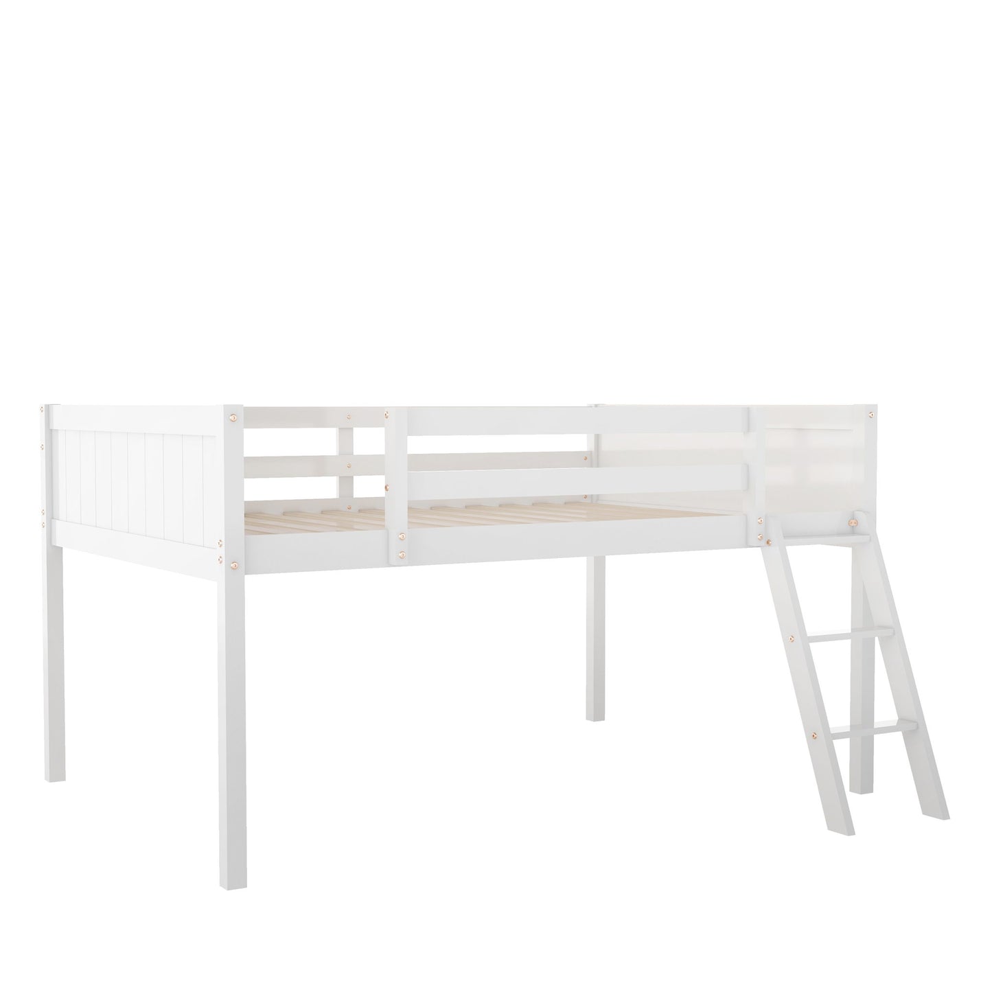 Low Loft Bed With Adjustable Ladder - The Sleep Loft - Online Mattress Showroom NYC