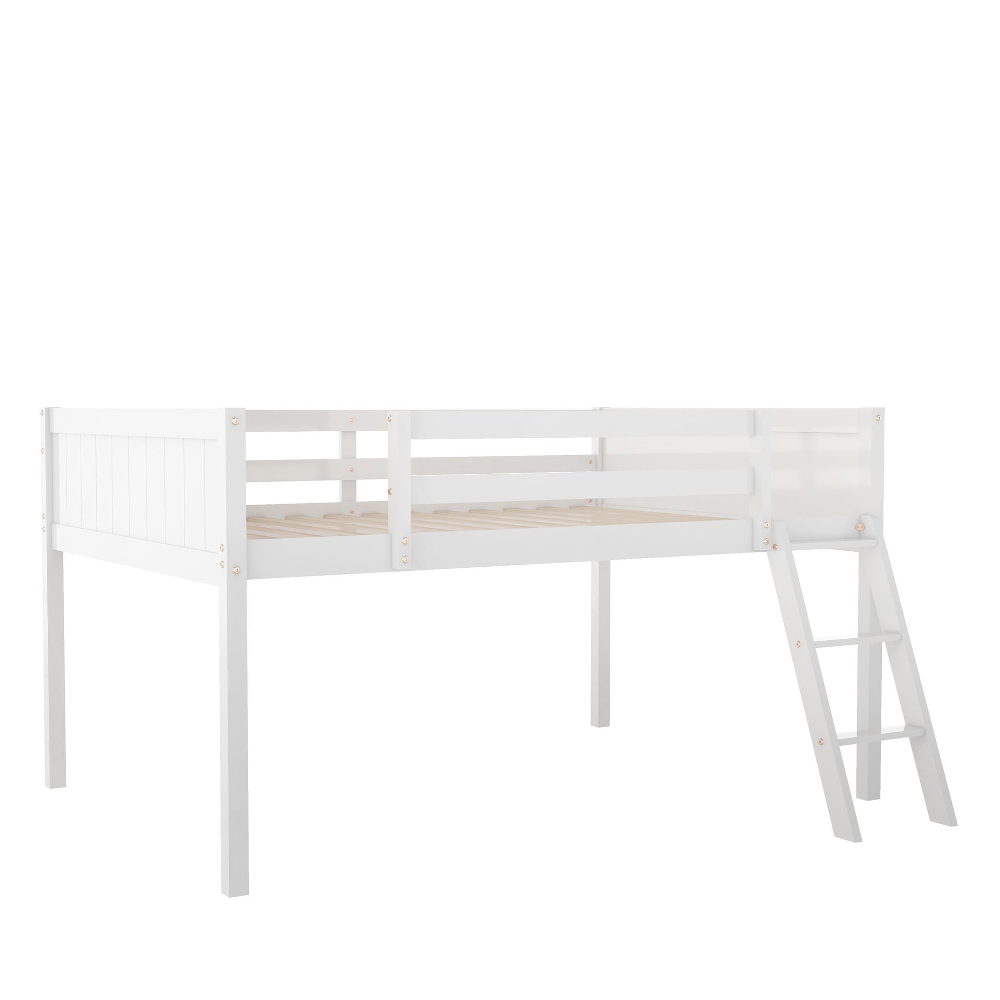 Low Loft Bed With Adjustable Ladder - The Sleep Loft - Online Mattress Showroom NYC