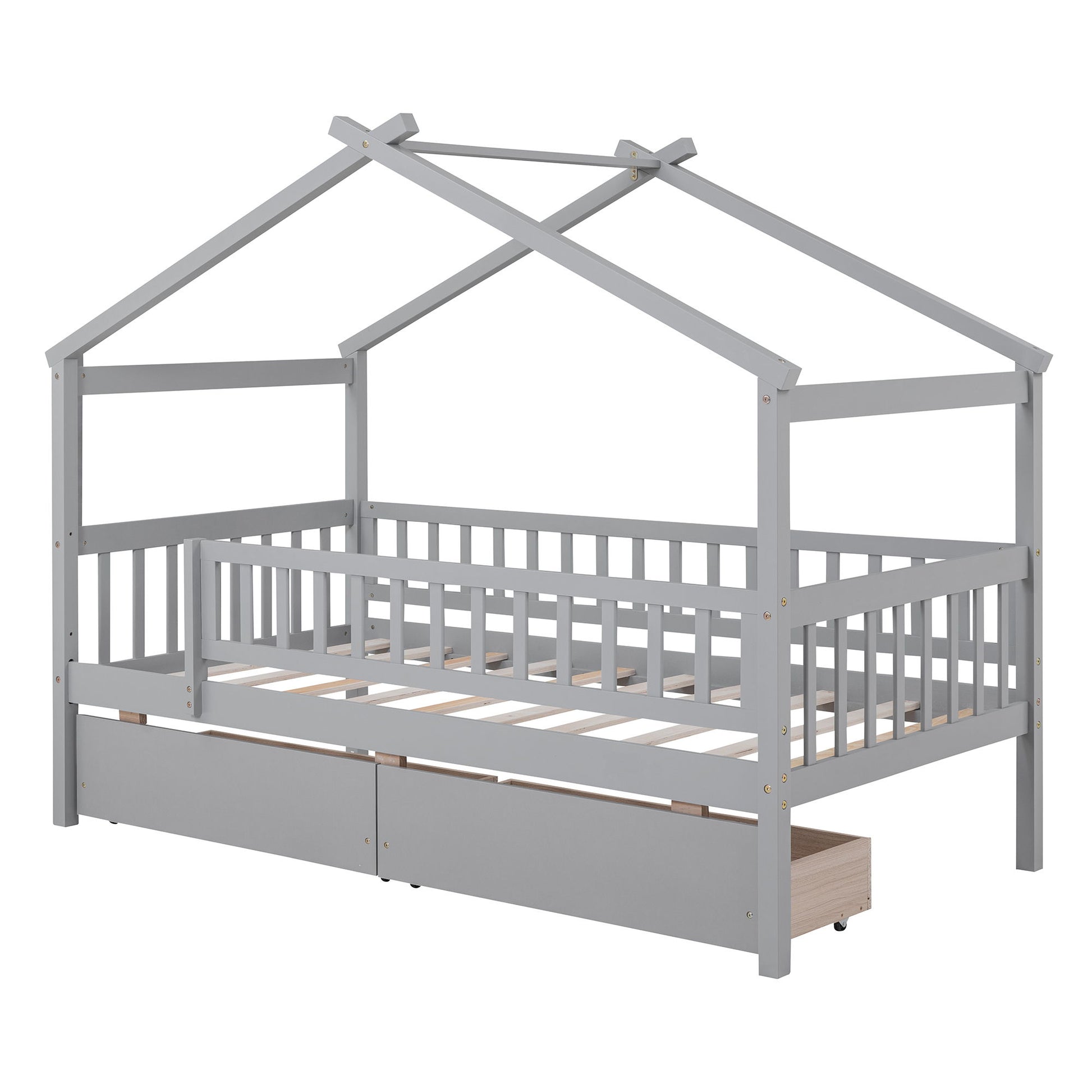 House Bed With 2 Drawers - The Sleep Loft - Online Mattress Showroom NYC