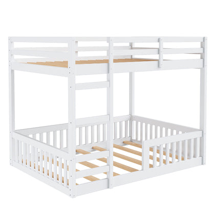 Stylish Bunk Bed With Ladder And Guardrails - The Sleep Loft - Online Mattress Showroom NYC