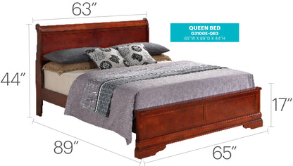 Sleigh Bed With Low Footboard - The Sleep Loft - Online Mattress Showroom NYC