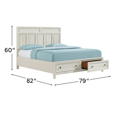 Storage Bed With Panel Headboard And Spacious Footboard Drawers - The Sleep Loft - Online Mattress Showroom NYC