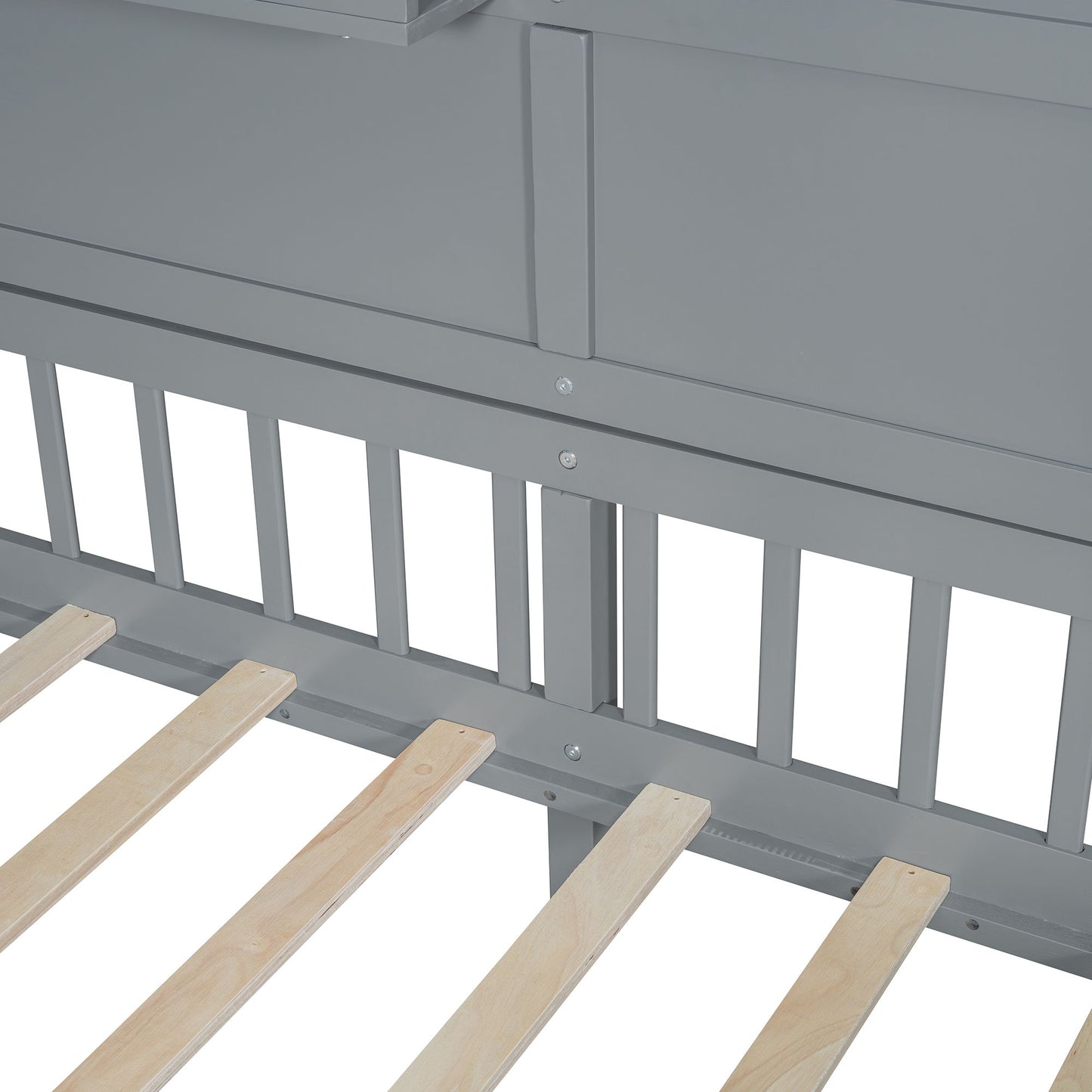 House Bed With Shelves, Window And Sparkling Light Strip On The Roof - The Sleep Loft - Online Mattress Showroom NYC