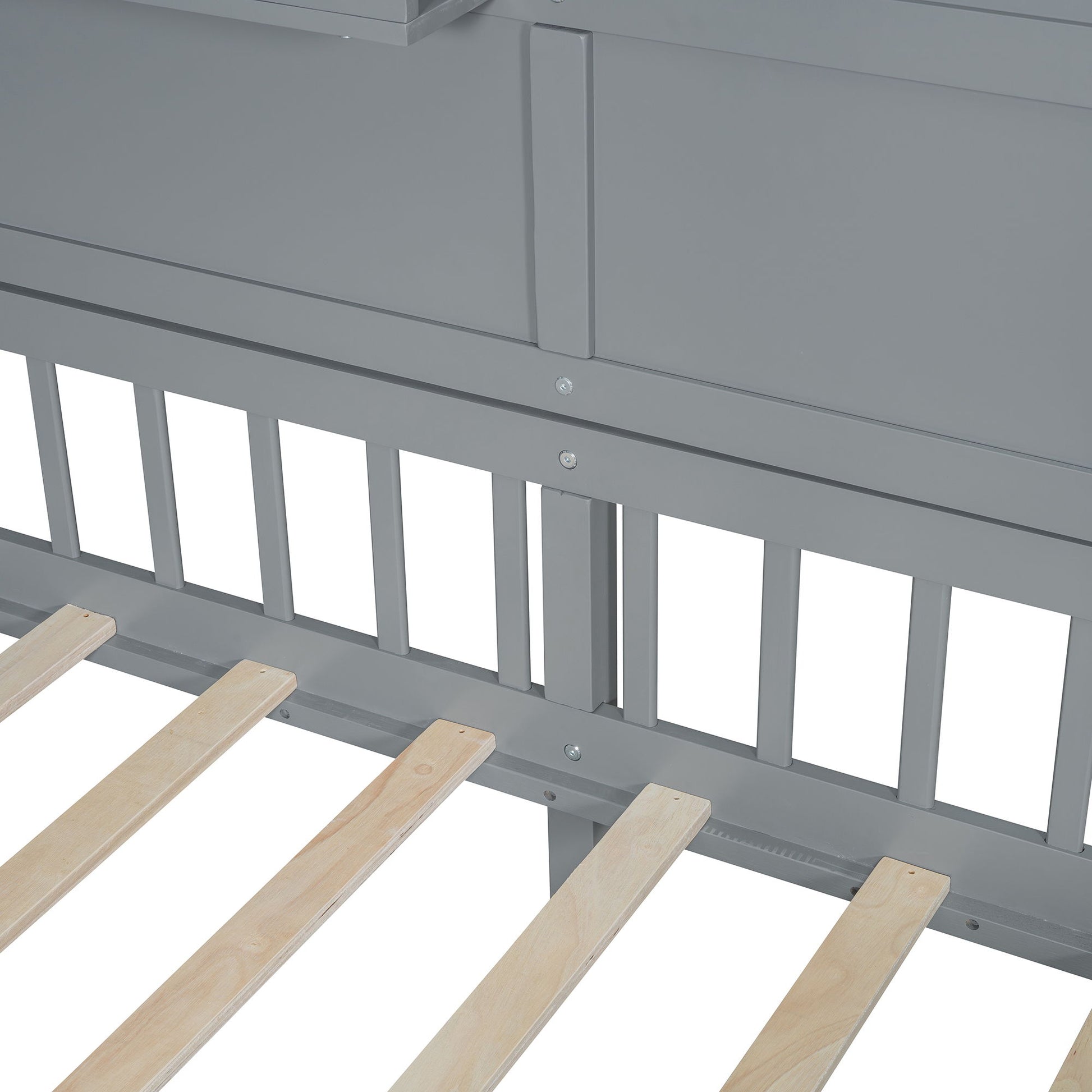 House Bed With Shelves, Window And Sparkling Light Strip On The Roof - The Sleep Loft - Online Mattress Showroom NYC