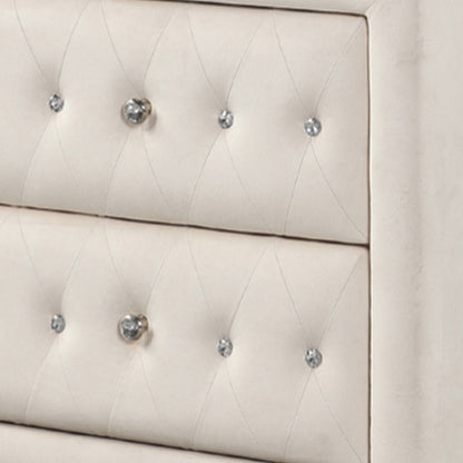 Sophia - 2 Drawer Upholstered Nightstand