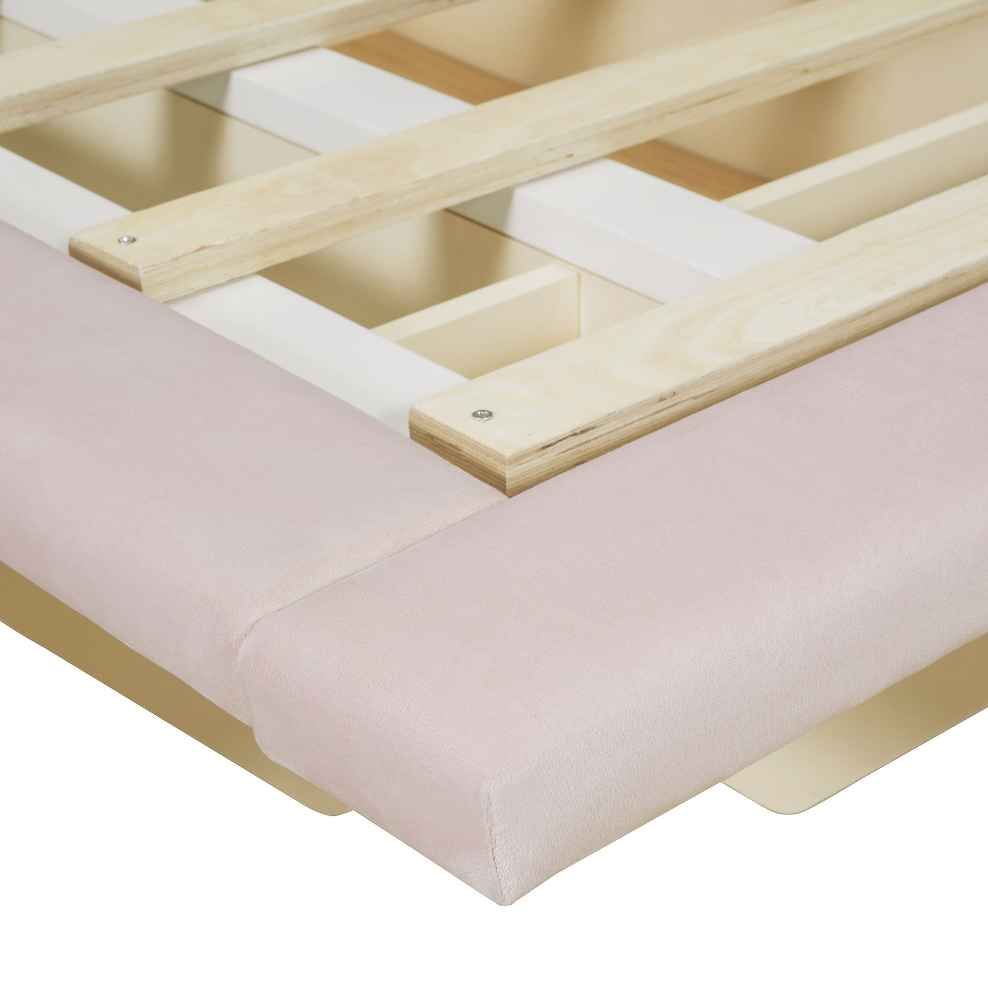 Upholstered Floating Hydrualic Platform Bed With LED Light And USB Port - The Sleep Loft - Online Mattress Showroom NYC