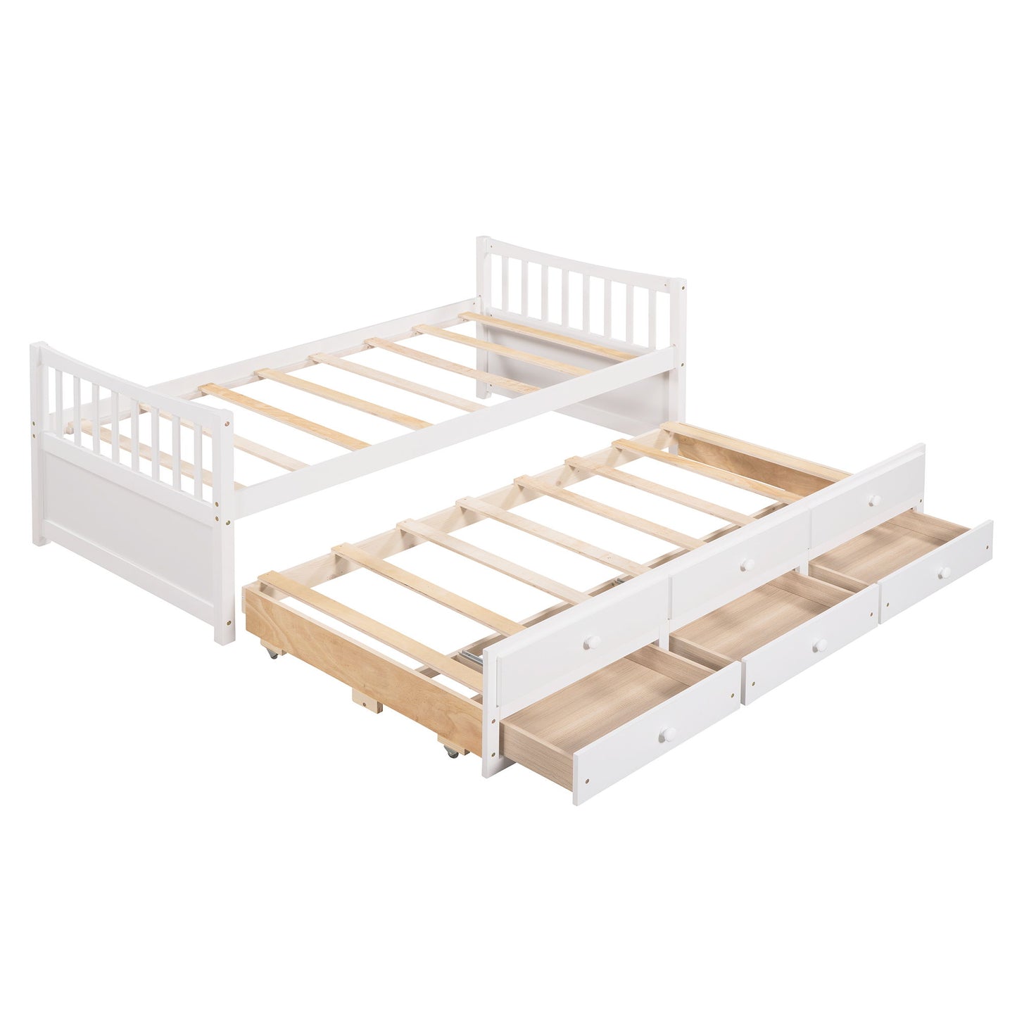 Twin Size Daybed With Trundle And Drawers - The Sleep Loft - Online Mattress Showroom NYC