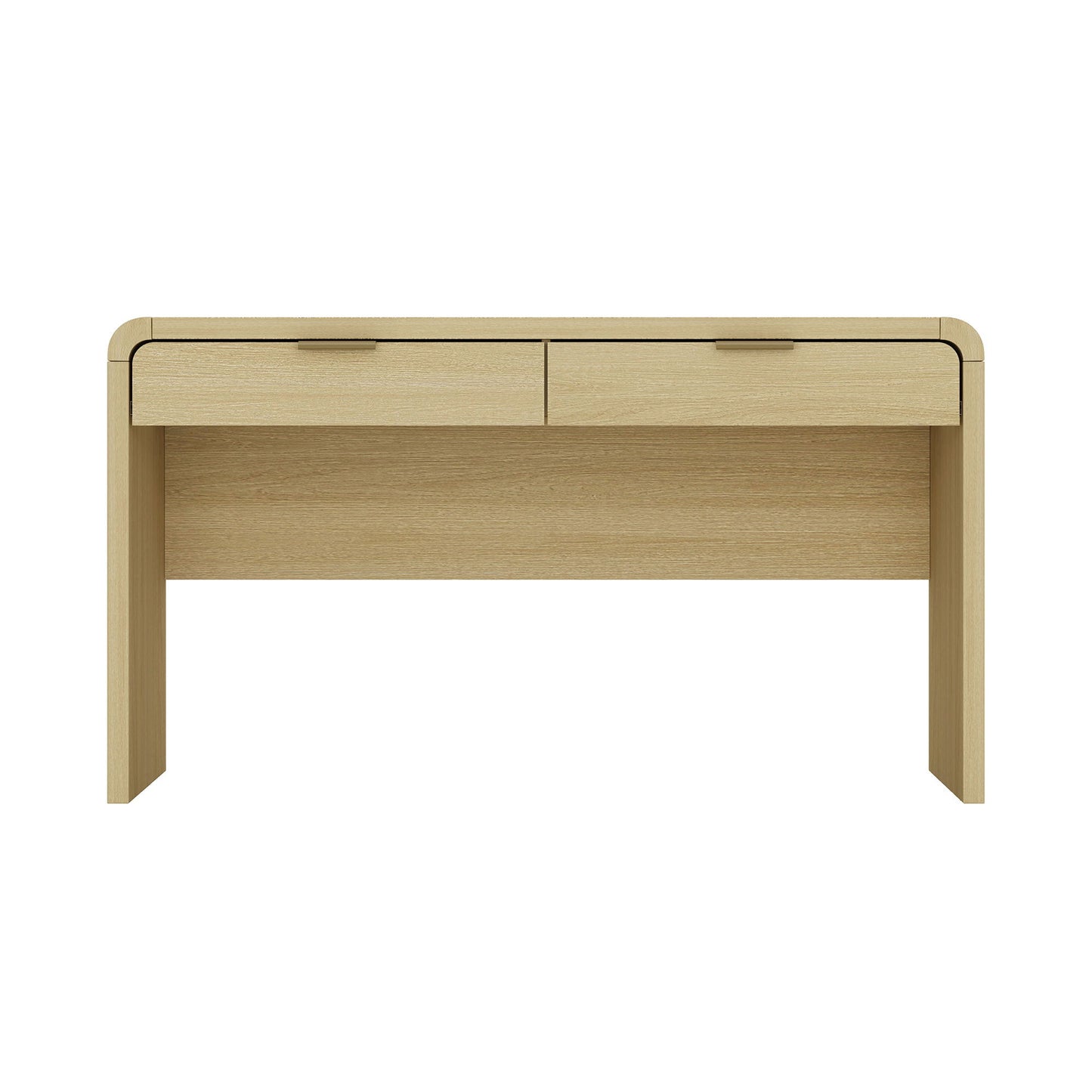 Grace - Office Desk With 2 Drawers - Oak - The Sleep Loft - Online Mattress Showroom NYC