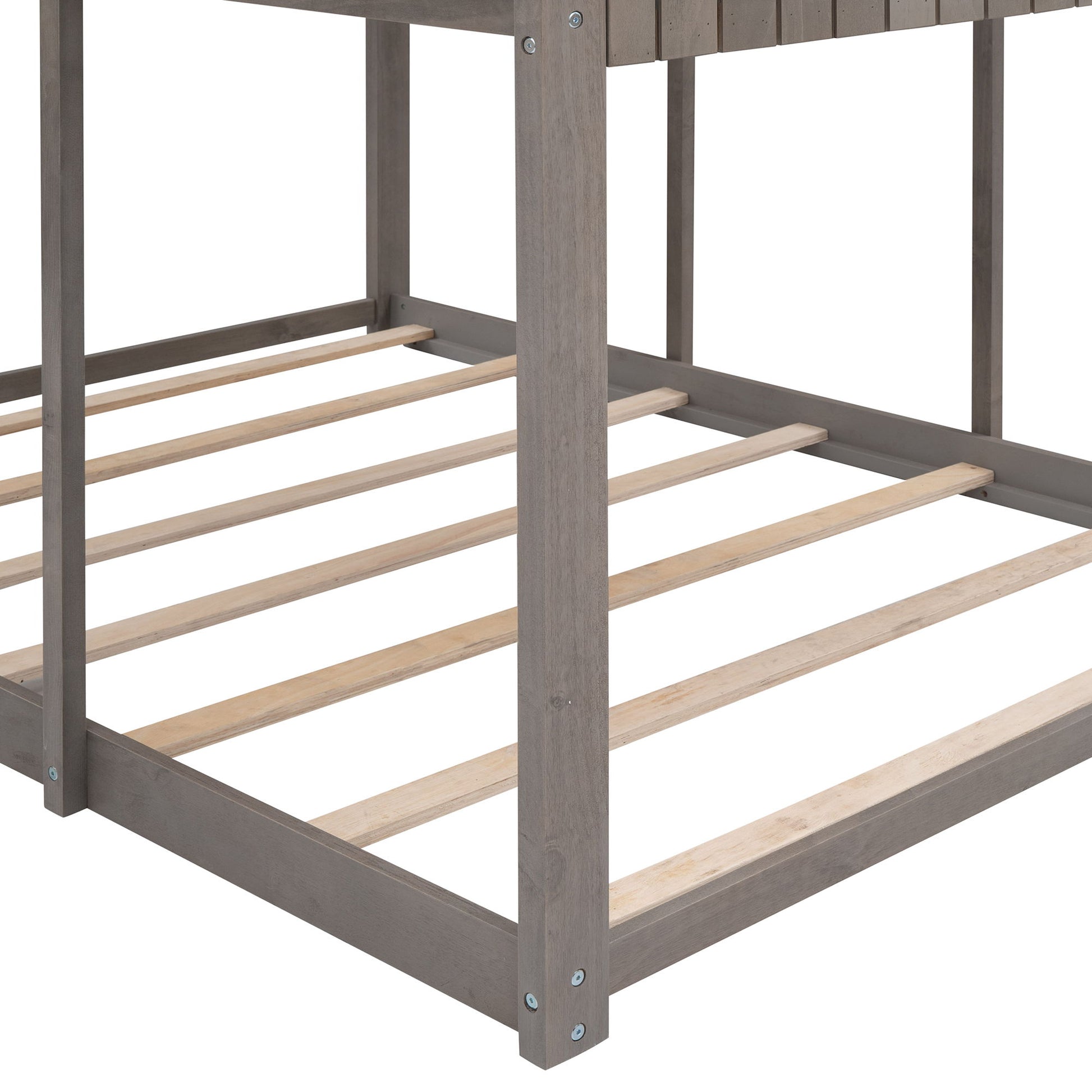 Bunk Bed With Roof, Window, Guardrail, Ladder - The Sleep Loft - Online Mattress Showroom NYC
