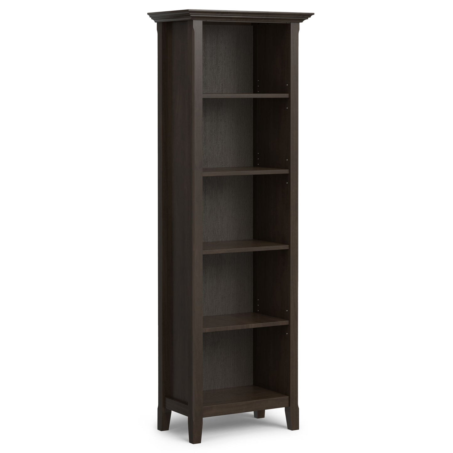 Amherst - 5 Shelf Bookcase, Handcrafted - The Sleep Loft - Online Mattress Showroom NYC
