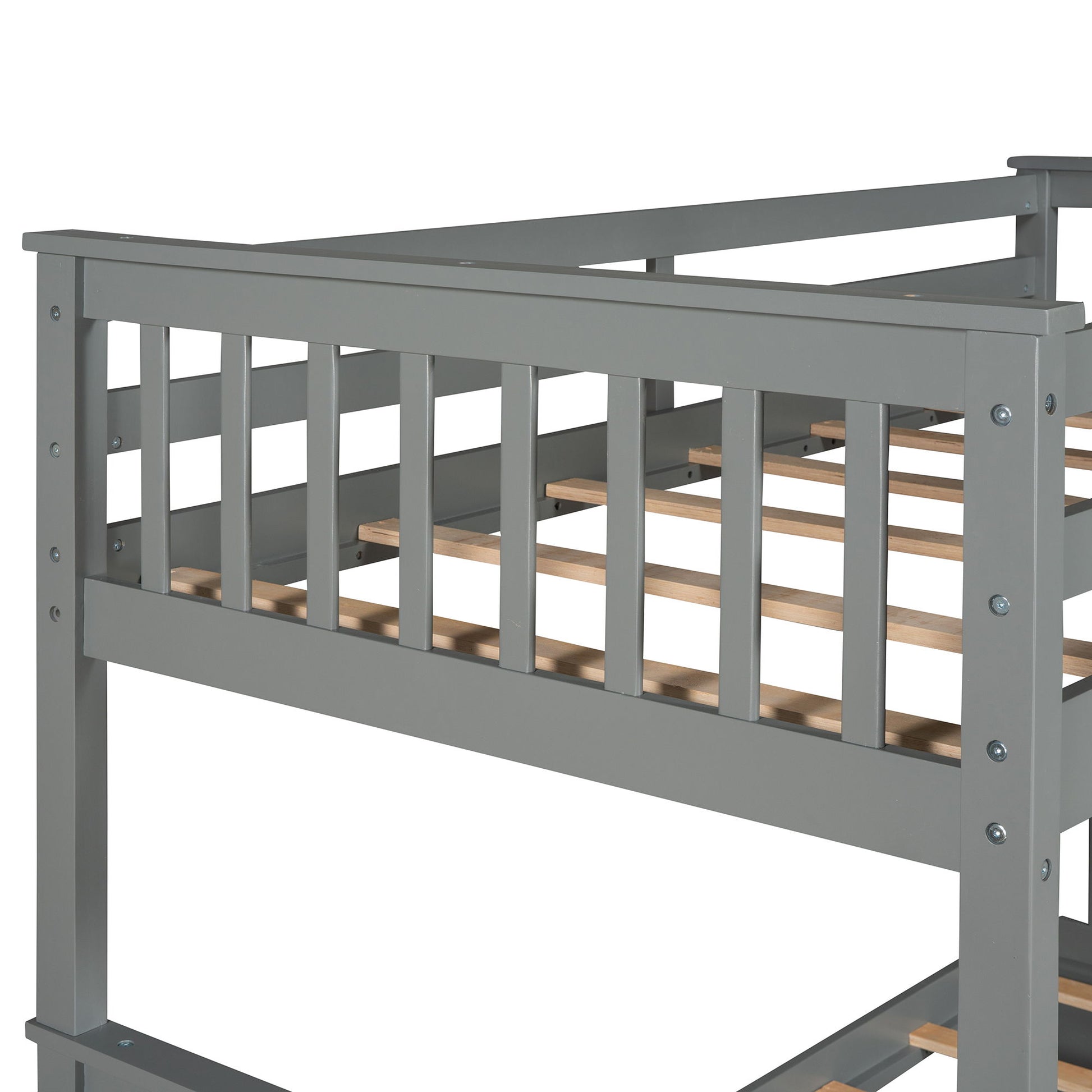 Bunk Bed With Ladders And 2 Storage Drawers - The Sleep Loft - Online Mattress Showroom NYC