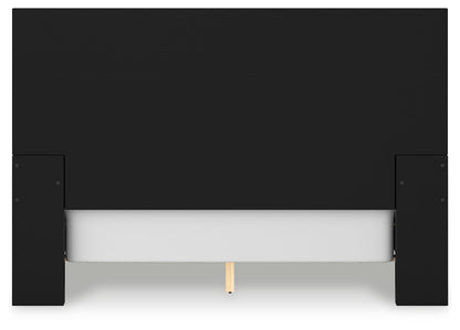 Londer - Queen Panel Bed - Black - The Sleep Loft - Online Mattress Showroom NYC