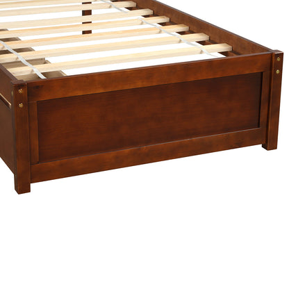 Platform Storage Bed Wood Bed Frame With Two Drawers And Headboard - The Sleep Loft - Online Mattress Showroom NYC