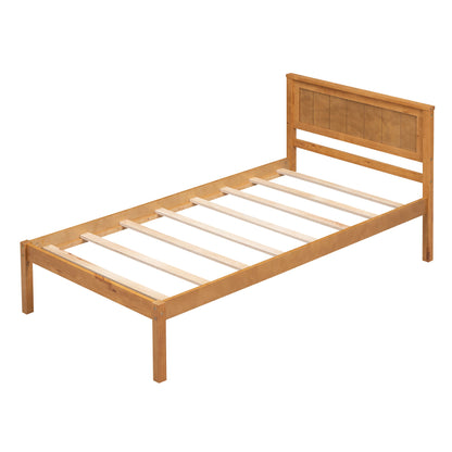 Platform Bed Frame With Headboard - The Sleep Loft - Online Mattress Showroom NYC
