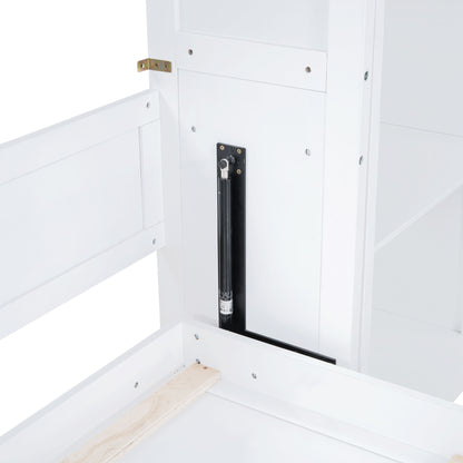 Murphy Wall Bed With Shelves - The Sleep Loft - Online Mattress Showroom NYC