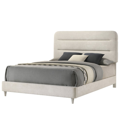 Upholstered Panel Bed, Sleek Lines - The Sleep Loft - Online Mattress Showroom NYC