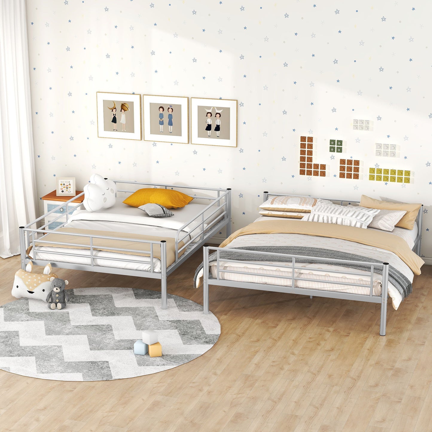 Steel Construction Bunk Bed - The Sleep Loft - Online Mattress Showroom NYC