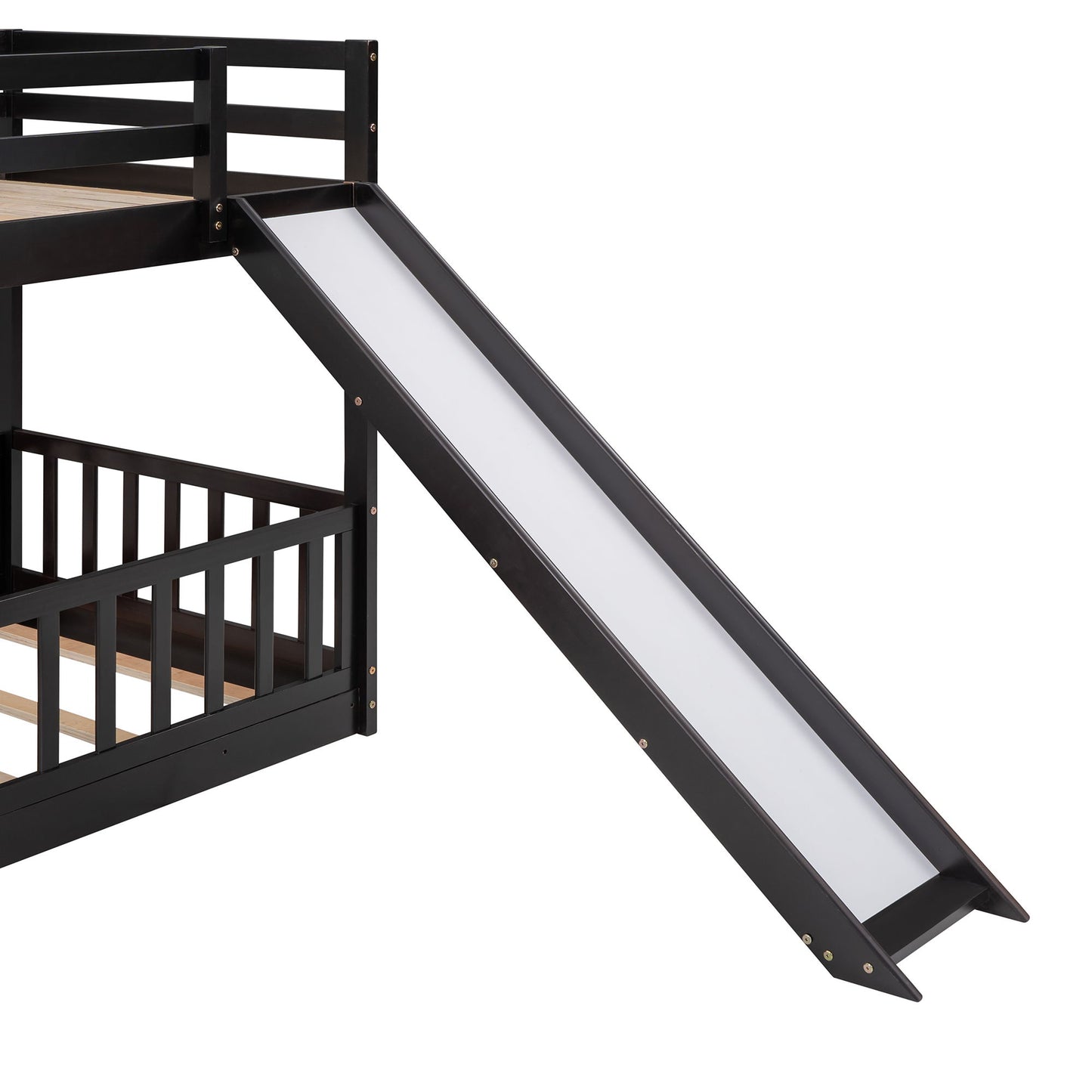 Bunk Bed With Convertible Ladder And Slide - The Sleep Loft - Online Mattress Showroom NYC