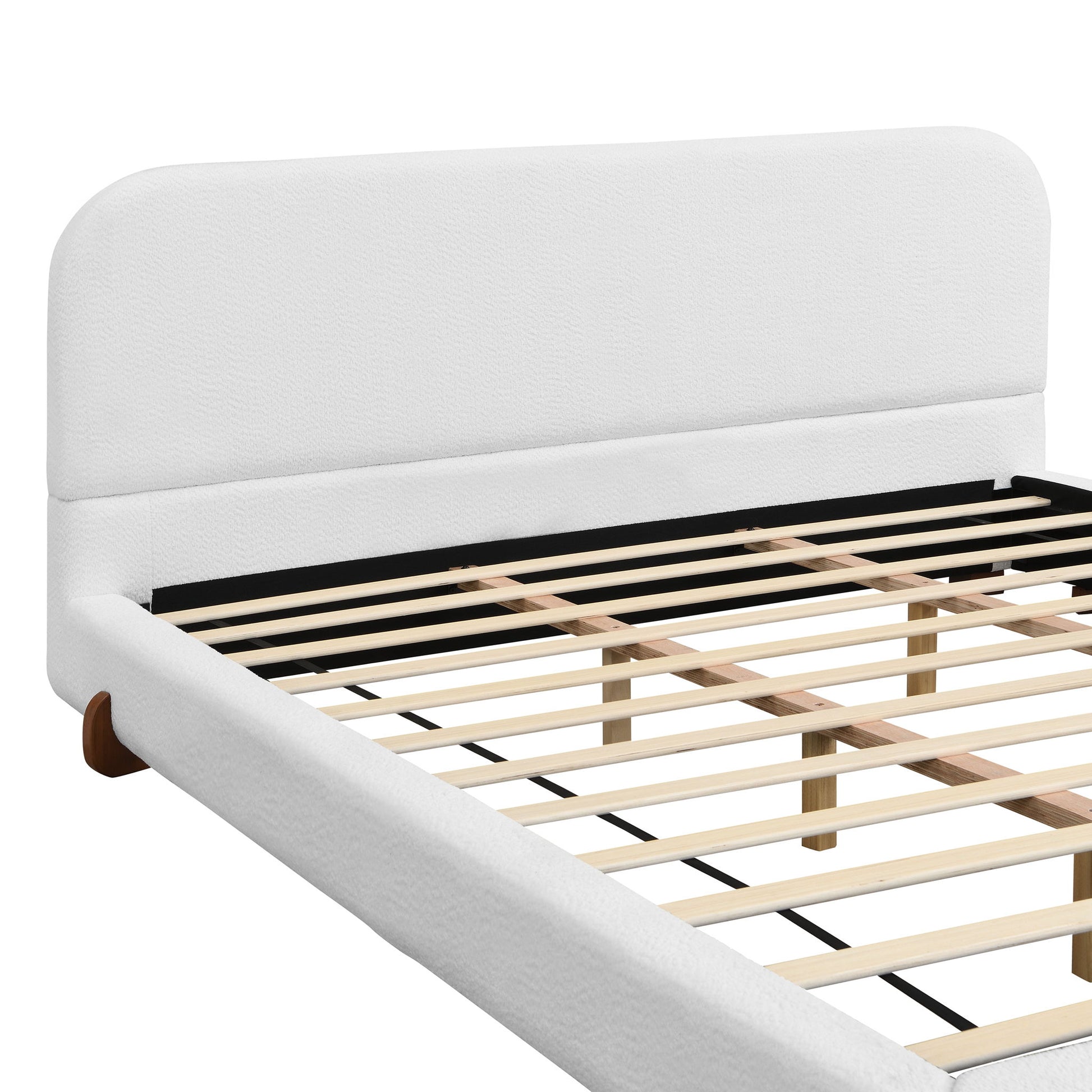 Elegant Upholstered Bed Frame - The Sleep Loft - Online Mattress Showroom NYC