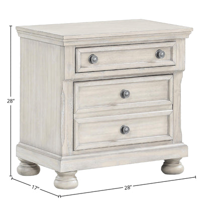 Nightstand Two Storage Drawers - The Sleep Loft - Online Mattress Showroom NYC