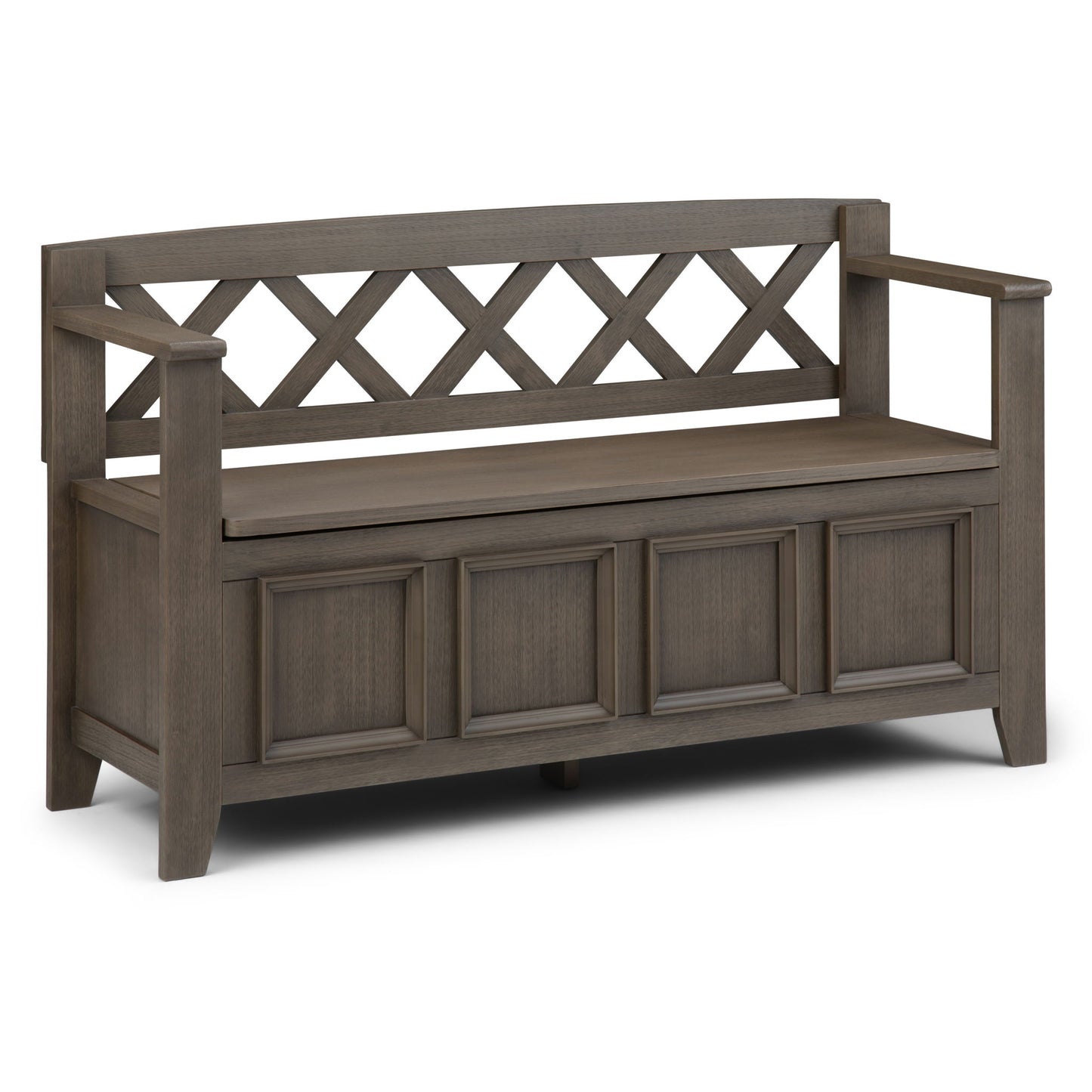 Amherst - Handcrafted Entryway Storage Bench - The Sleep Loft - Online Mattress Showroom NYC