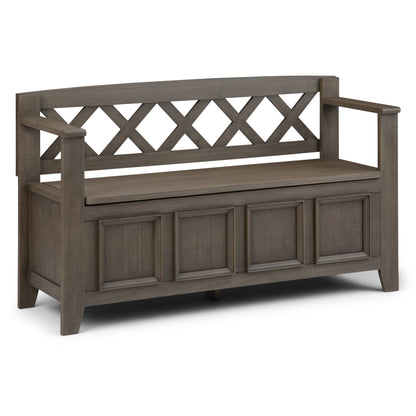 Amherst - Handcrafted Entryway Storage Bench - The Sleep Loft - Online Mattress Showroom NYC