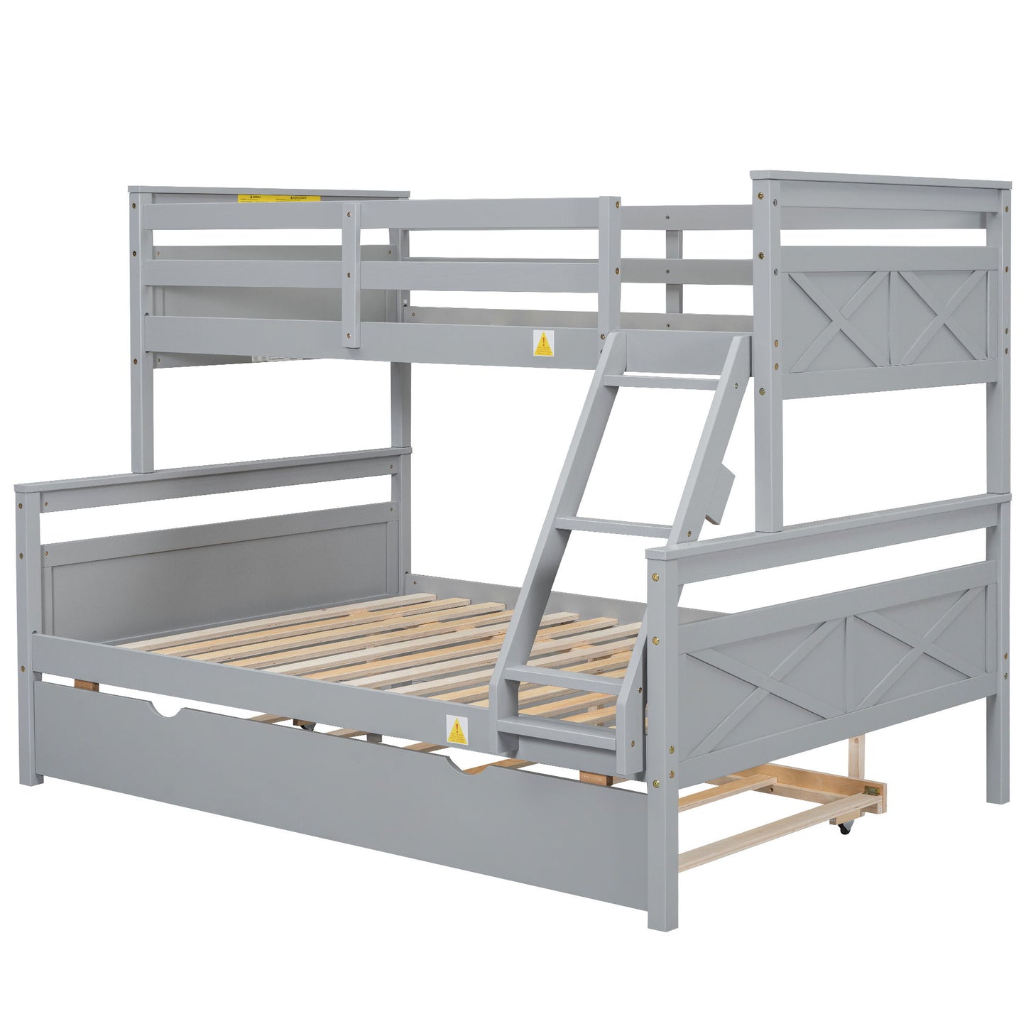 Bunk Bed With Ladder And Safety Guardrail - The Sleep Loft - Online Mattress Showroom NYC