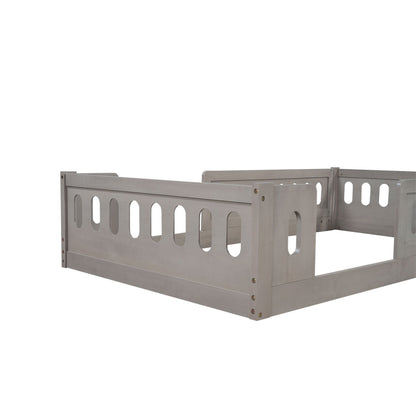Platform Bed With Guardrail - The Sleep Loft - Online Mattress Showroom NYC