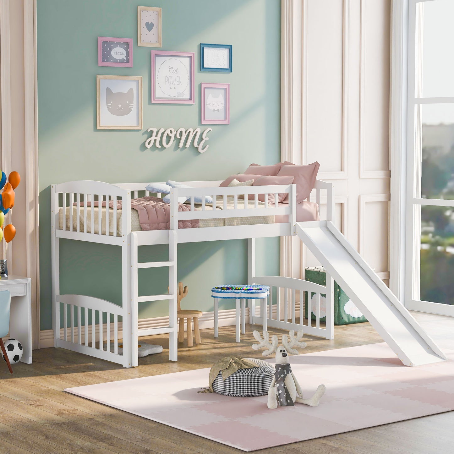 Loft Bed With Slide And Ladder - The Sleep Loft - Online Mattress Showroom NYC