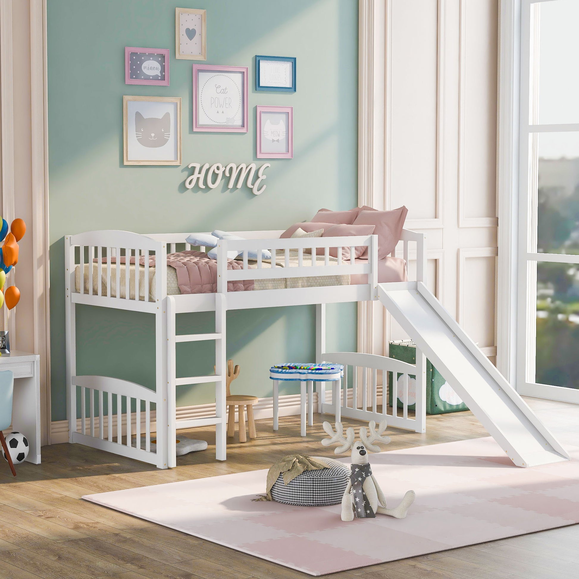 Loft Bed With Slide And Ladder - The Sleep Loft - Online Mattress Showroom NYC