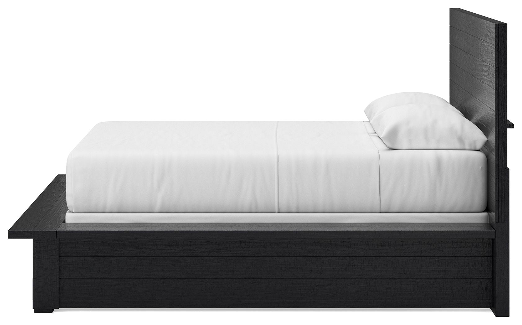 Londer - Queen Panel Bed - Black - The Sleep Loft - Online Mattress Showroom NYC