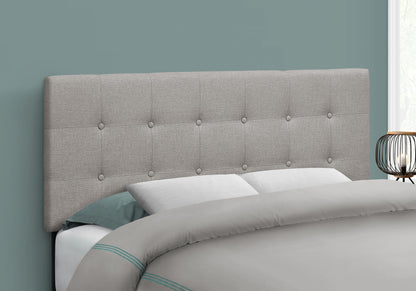 Full Size Bed Headboard Only, Upholstered, Transitional - Gray - The Sleep Loft - Online Mattress Showroom NYC