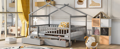 House Bed With 2 Drawers - The Sleep Loft - Online Mattress Showroom NYC