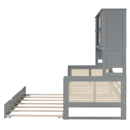 Daybed And All In One Cabinet And Shelf - The Sleep Loft - Online Mattress Showroom NYC