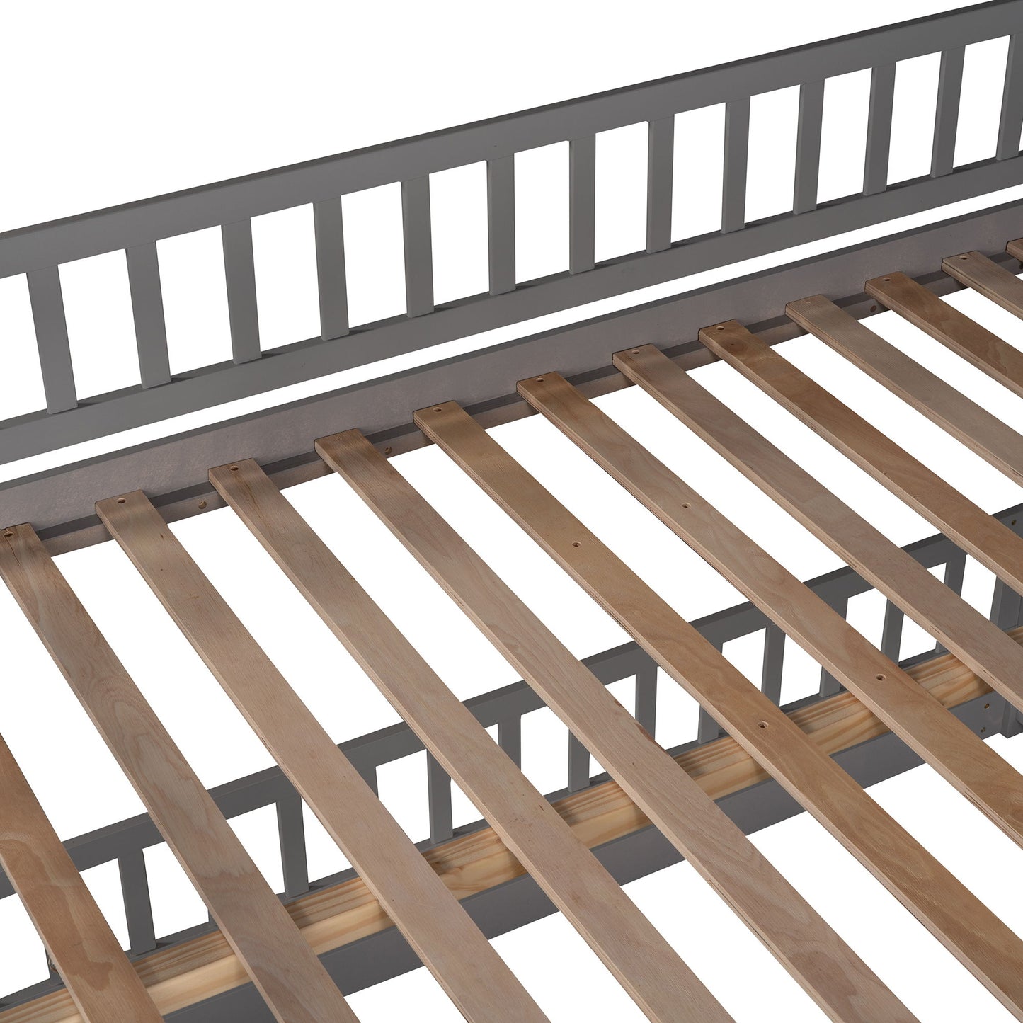 Low Bunk Bed With Slide, Fence And Ladder - The Sleep Loft - Online Mattress Showroom NYC